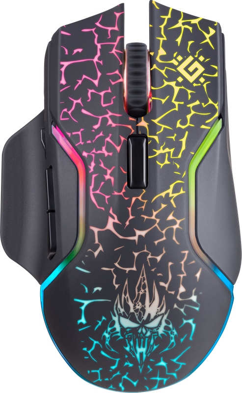 Bezdrôtová myš Defender Oneshot GM-067, LED, čierna, optická, 3200 DPI